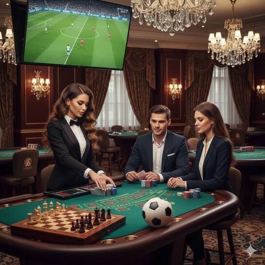棋牌桌游室环境